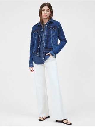 Modrá dámska rifľové bunda Pepe Jeans Core