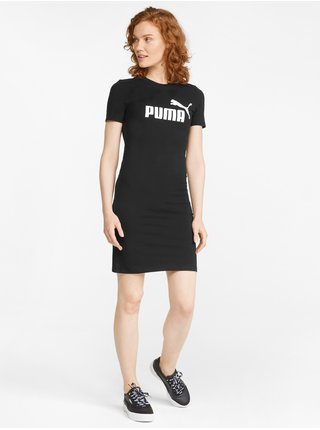 Černé dámské šaty s potiskem Puma 