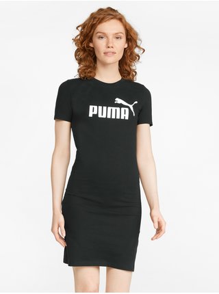 Černé dámské šaty s potiskem Puma 