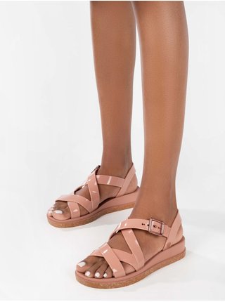 Růžové dámské sandály Zaxy