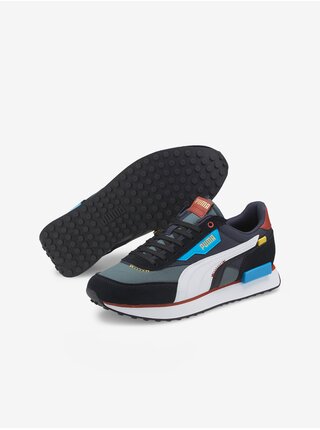 Modro-šedé semišové tenisky Puma Future Rider Displaced