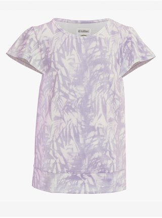 Světle fialové dívčí vzorované tričko killtec