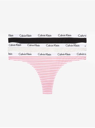 Nohavičky pre ženy Calvin Klein - krémová, ružová, čierna
