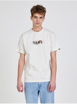 Krémové pánské tričko s potiskem VANS