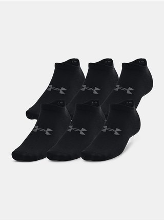 Ponožky Under Armour UA Essential No Show 6pk - čierna