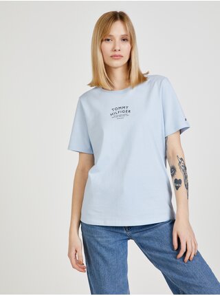 Světle modré dámské tričko Tommy Hilfiger