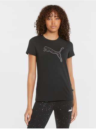 Černé dámské tričko Puma Stardust