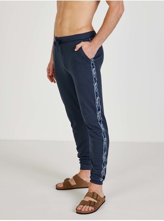 Tmavě modré pánské pyžamové kalhoty Pepe Jeans Hobbs