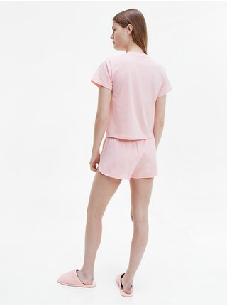 Pyžamká pre ženy Calvin Klein - svetloružová