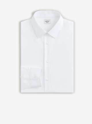 Bílá pánská formální košile Celio Varegu 