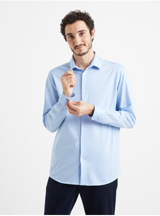 Modrá pánská košile Celio Vactive 