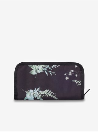 Čierna dámska kvetovaná peňaženka Dakine Luna