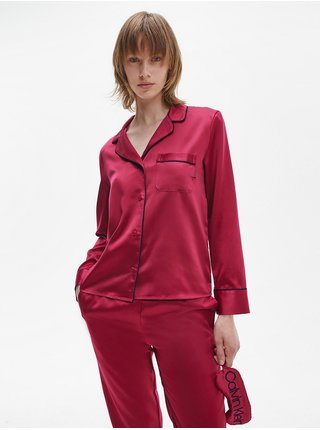 Pyžamká pre ženy Calvin Klein - vínová