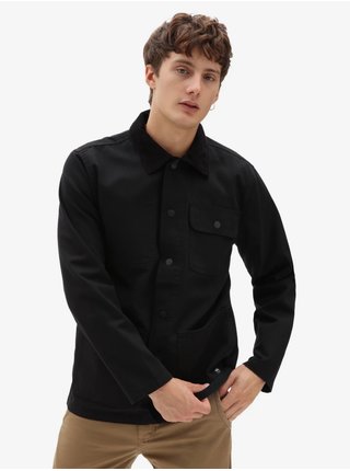 Černá pánská košilová lehká bunda VANS Drill Chore
