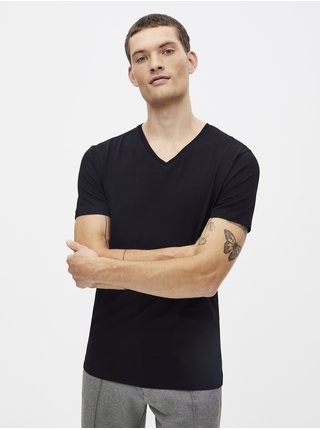 Černé pánské basic tričko Celio Neuniv 