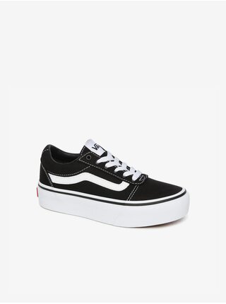 Čierne detské tenisky na platforme VANS My Ward Platform