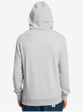 Světle šedá pánská mikina s kapucí Quiksilver Ontheline
