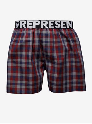 Trenírky pre mužov Represent - modrá, červená