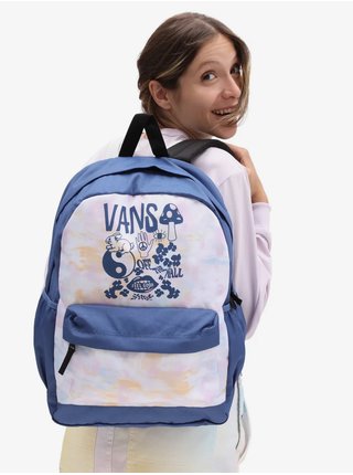 Ružovo-modrý dámsky vzorovaný batoh VANS Sporty Realm