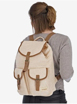 Batoh Travelite Hempline Clap Backpack - béžová