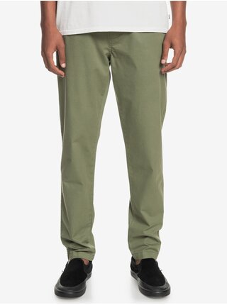 Zelené pánské kalhoty Quiksilver Taxer