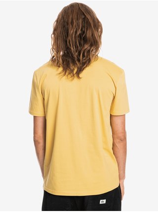 Žluté pánské tričko Quiksilver Feeding Line