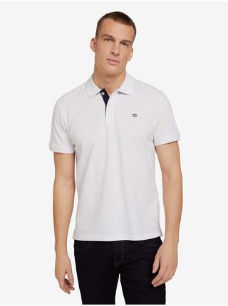 Bílé pánské basic polo tričko Tom Tailor