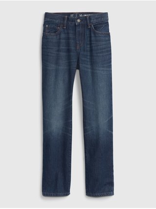 Modré dětské džíny GAP original fit Washwell
