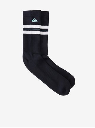 Sada dvoch párov ponožiek v čierno-modrej a čiernej farbe Quiksilver