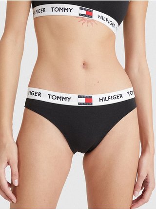 Nohavičky pre ženy Tommy Hilfiger - čierna