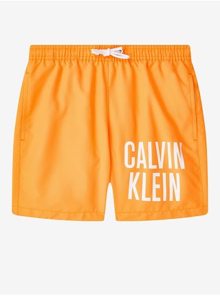 Oranžové chlapčenské plavky Calvin Klein