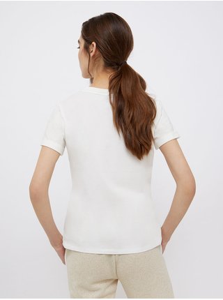 Krémové dámske tričko Liu Jo