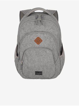 Batoh Travelite Basics Backpack Melange - světle šedá