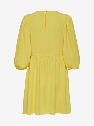Žluté šaty s tříčtvrtečními rukávy Jacqueline de Yong Lion