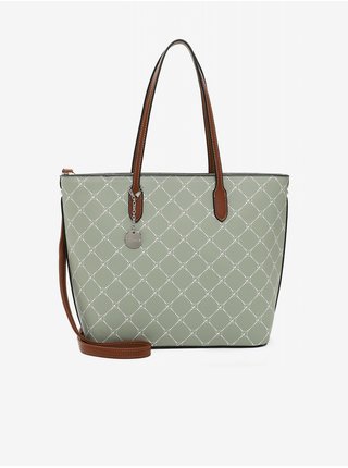 Zelená vzorovaná kabelka Tamaris Anastasia Classic