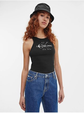 Čierne dámske tielko Calvin Klein Jeans