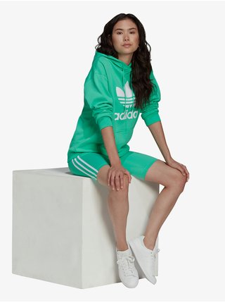 Zelená dámska vzorovaná mikina s kapucou adidas Originals