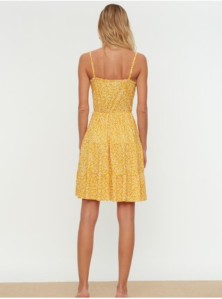 Žlté letné šaty Trendyol