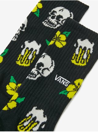 Černé vzorované ponožky VANS Happy Trails