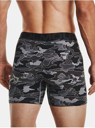 Boxerky Under Armour UA CC 6in Novelty 3 Pack - šedá