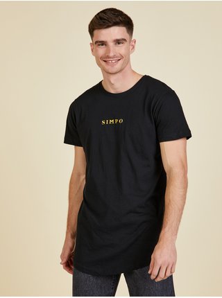 Černé pánské tričko Simpo Aspera