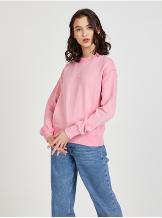 Ružová dámska mikina Calvin Klein