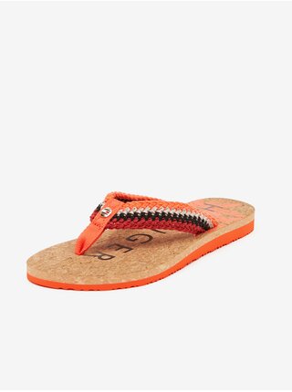 Oranžové dámske žabky Tommy Hilfiger