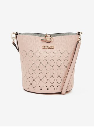 Meruňková crossbody kabelka Guess Amara Bucket