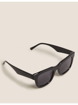 Klasické čtvercové sluneční brýle Marks & Spencer černá