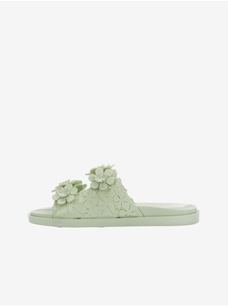 Světle zelené dámské pantofle Melissa x VIKTOR & ROLF