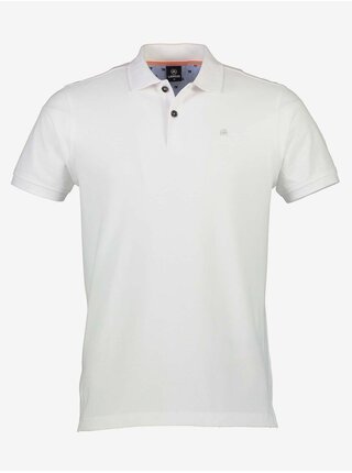 Bílé pánské polo tričko LERROS