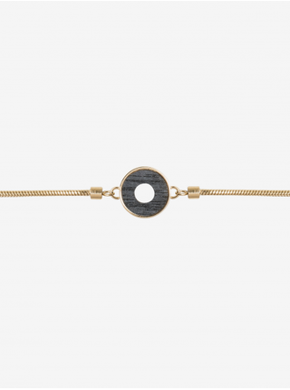 Náramek s dřevěným detailem BeWooden Virie Hexagon Bracelet XS/S 14-18 cm 