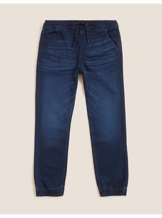 Teplákové džíny (6–16 let) Marks & Spencer námořnická modrá