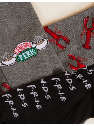 Sada 5 párů ponožek s motivem Friends™ Marks & Spencer šedá